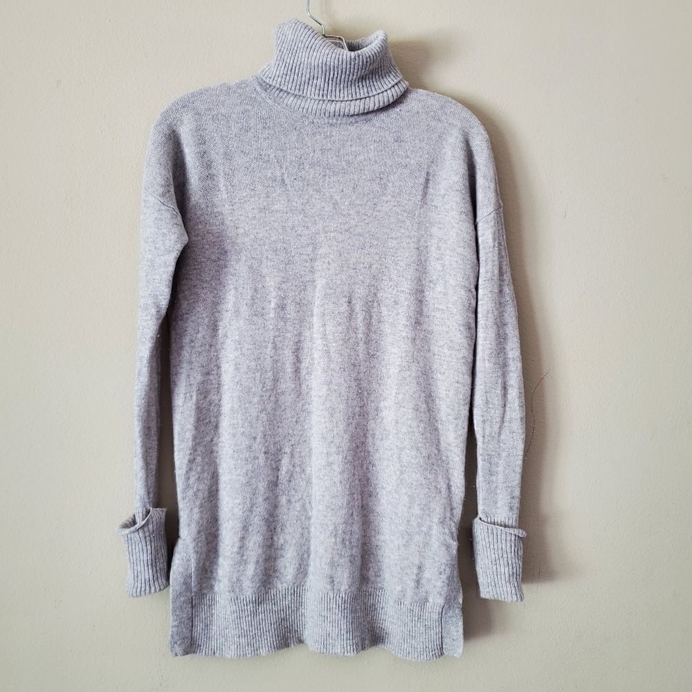 ADRIENNE VITTADINI 2-PLY Cashmere Turtleneck Pullover Sweater Size S‎
